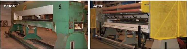 Tufting machine conversion